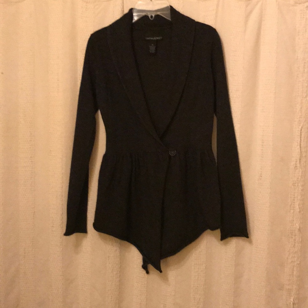 Gray sweater jacket